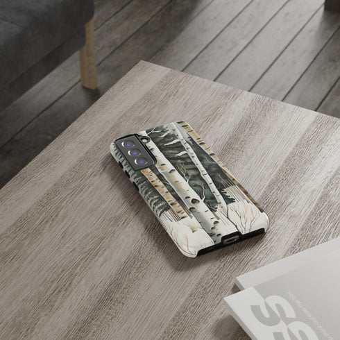 Winter Aspen Trunks - Impact Resistant Phone Case